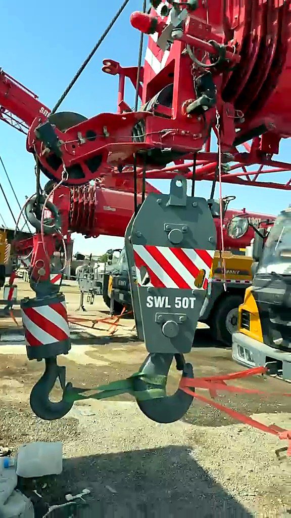 50-tonne SWL crane hook block